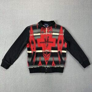 Polo Ralph Lauren Boys' Native Aztec Pattern Bomber Jacket Size 6